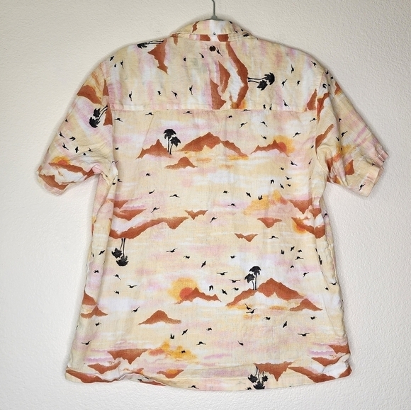 Billabong 1989 Inspired Mystic Beach Button Up Shirt L - Picture 6 of 8